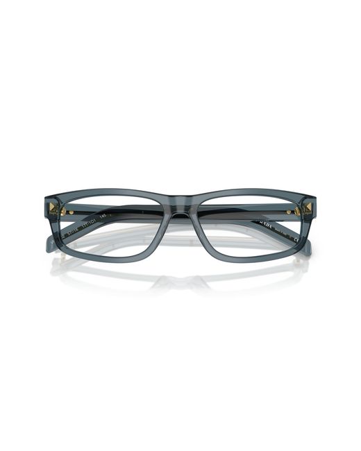 Prada Black Pr B02V 18T1O1 Optical Frames Acetate Squared Normal for men