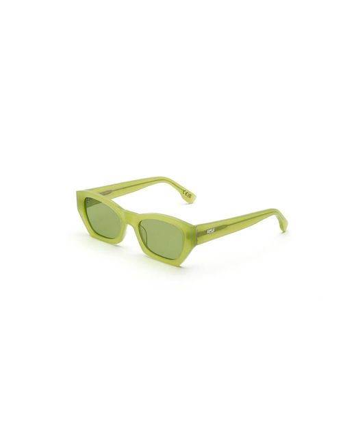 Retrosuperfuture Green 8Wu Amata Estate Menta Sunglasses Acetate Squared