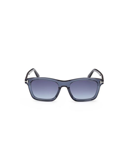 Tom Ford Black Ft1179 Barron 90W Sunglasses Acetate Squared Normal for men