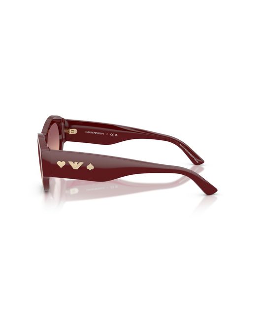 Emporio Armani Black Ea4265U 63238D Sunglasses Acetate Geometric Normal Shaded