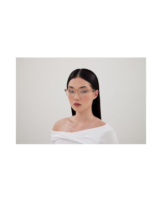 Gucci Black Gg1746Oa 002 Optical Frames Acetate Transparent Round