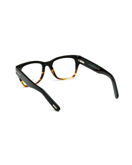 Tom Ford Black Ft0248 Henry 52A Sunglasses Acetate Smoke Squared Normal for men