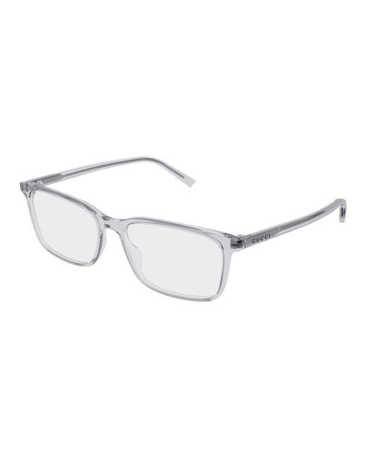 Gucci Black Gg1997O 008 Optical Frames Acetate Squared for men