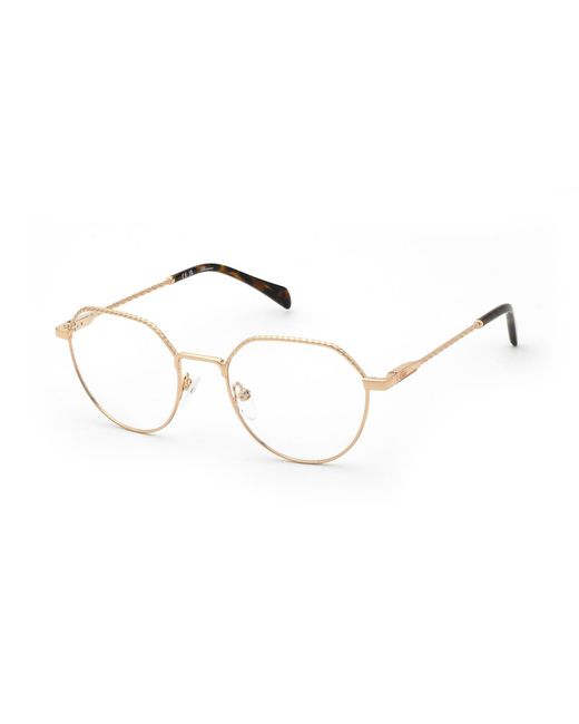 Blumarine Black Vbm259 08Fc Optical Frames Metal Geometric
