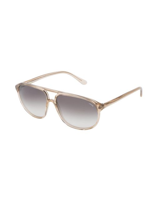 Lozza Black Sl1827L Zilo Sport 7T1L Sunglasses Acetate Smoke Pilot Normal Nuanced for men