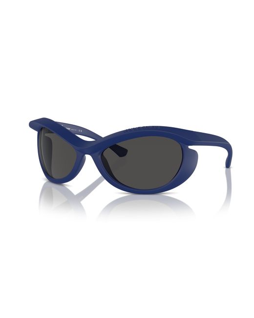 Burberry Blue Be4428U 410787 Sunglasses Injected Geometric Normal