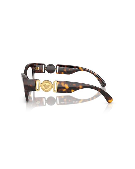 Versace Black Ve3367U 108 Optical Frames Injected Cat Eye Normal