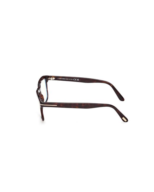 Tom Ford Black Ft6032-B 052 Optical Frames Acetate Squared Normal for men