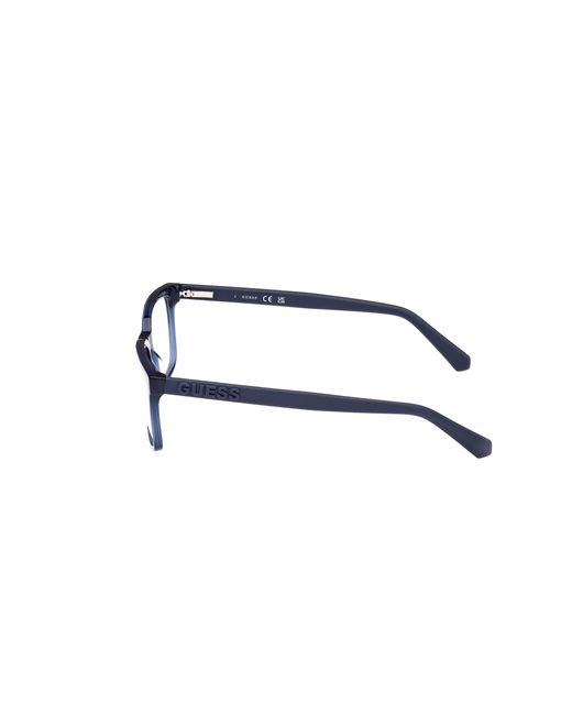 Guess Black Gu50391 1 Optical Frames Acetate Squared Normal for men
