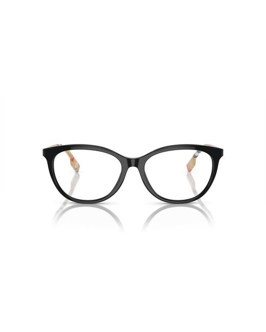 Burberry Black Be2389 3853 Optical Frames Acetate Transparent Geometric Normal