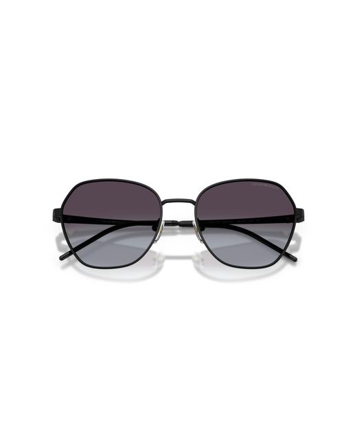 Emporio Armani Black Ea2161 30018G Sunglasses Metal Geometric Normal Shaded