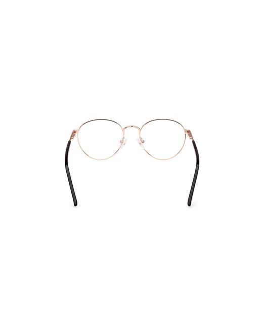 Guess Black Gu8274 005 Optical Frames Aluminum Round Normal