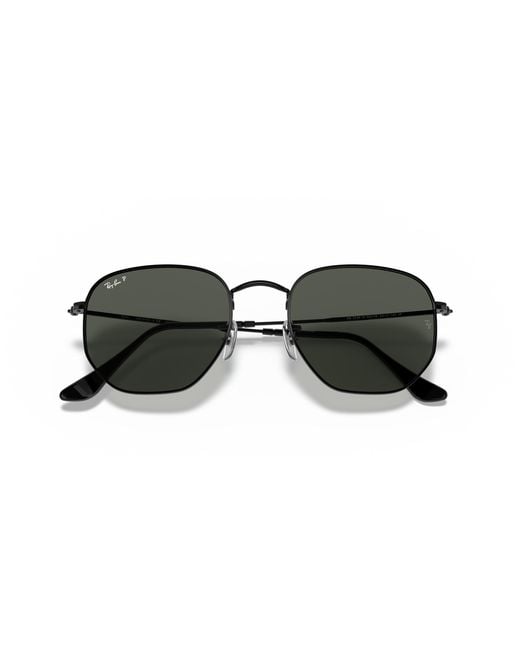 Ray-Ban Green Rb3548n Hexagonal Flat Lenses