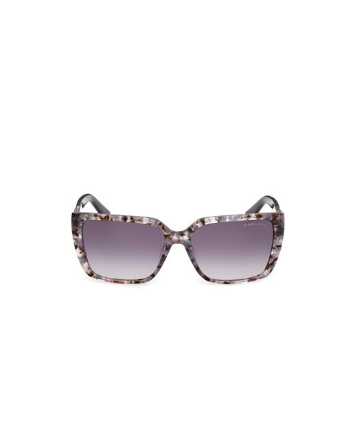 Guess Black Gm00035 20B Sunglasses Acetate Smoke Squared Normal