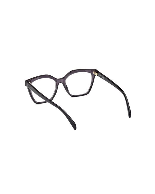 Emilio Pucci Black Ep5239 001 Optical Frames Acetate Geometric Normal