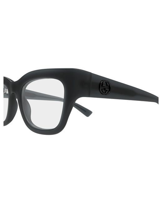Gucci Black Gg1785O 001 Optical Frames Injected Transparent Squared