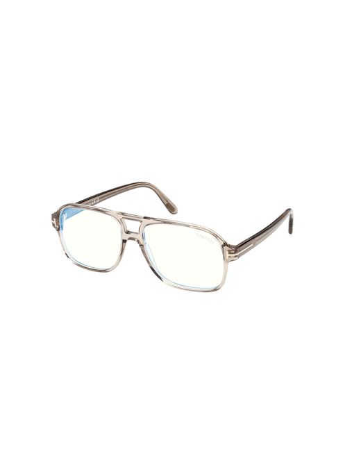 Tom Ford Black Ft6058-B 051 Optical Frames Acetate Squared Normal for men
