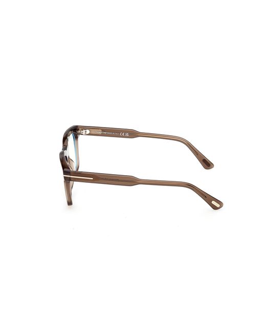 Tom Ford Black Ft6122-B 048 Optical Frames Acetate Squared Normal for men