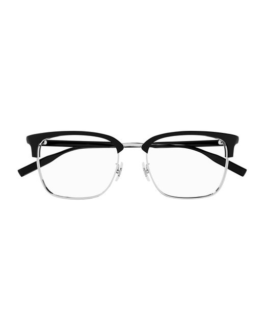 Montblanc Black Mb0199Oa 005 Optical Frames Acetate Squared for men