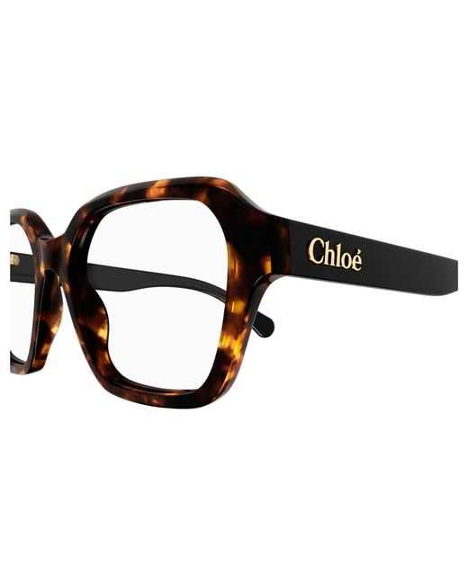 Chloé Black Ch0272O 002 Optical Frames Acetate Transparent Squared