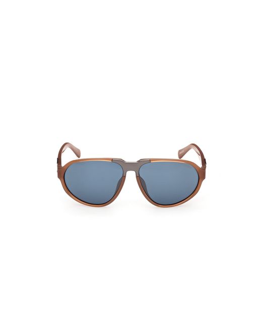 Guess Blue Gu00303 42V Sunglasses Injected Pilot Normal for men