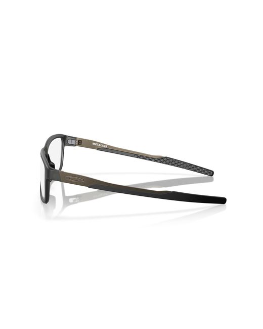 Oakley Black Ox8153 Metalink 815303 Optical Frames Plastic Squared for men