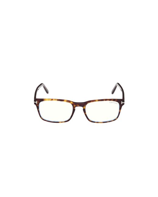 Tom Ford Black Ft5938-B 052 Optical Frames Acetate Squared Normal for men