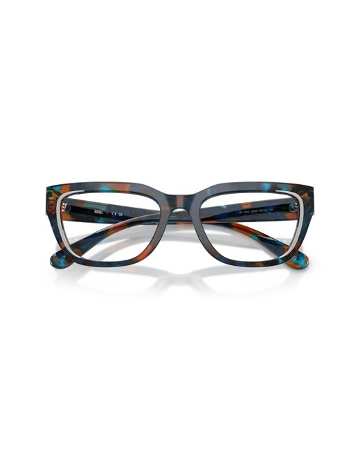 DIESEL Black Dl4003 2043 Optical Frames Acetate Transparent Squared Normal
