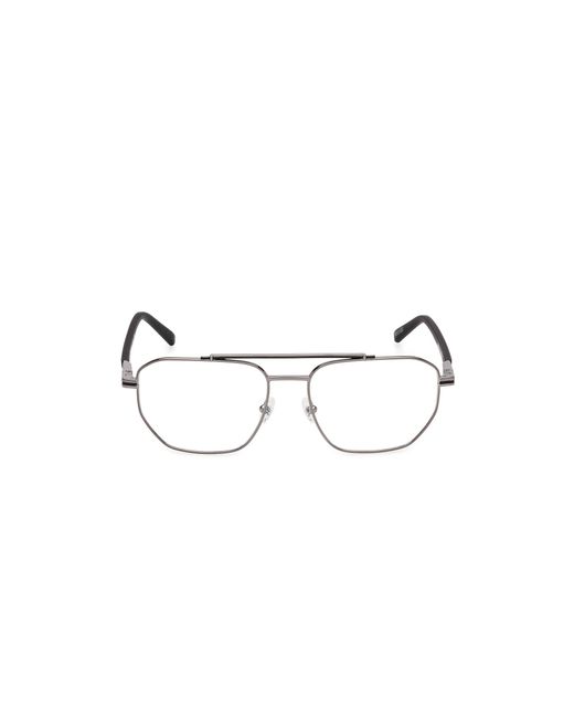 Timberland Black Tb50049 008 Optical Frames Metal Squared Normal for men