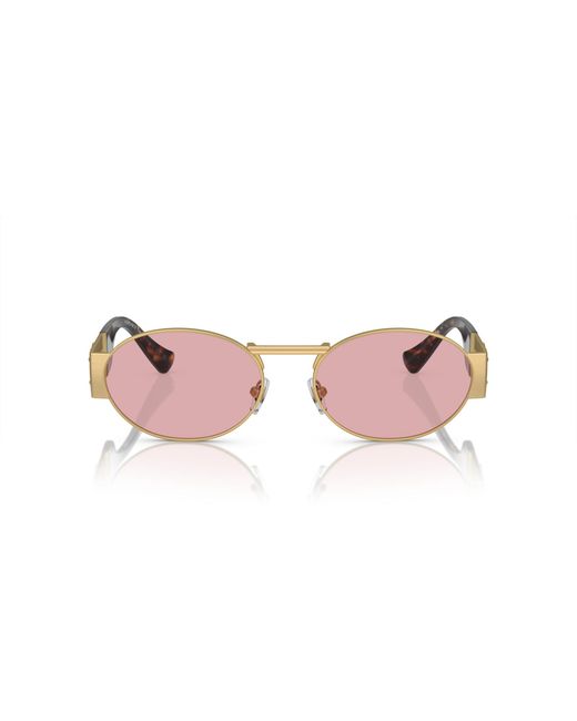 Versace Black Ve2264 100284 Sunglasses Metal Round Normal