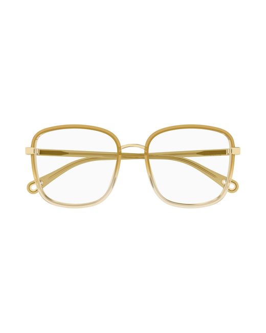 Chloé Black Ch0034O 024 Optical Frames Bio-Injected Transparent Squared