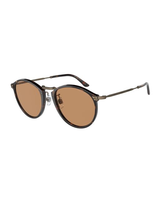 Giorgio Armani Black Ar 318Sm 502653 Sunglasses Acetate Pantos Normal for men