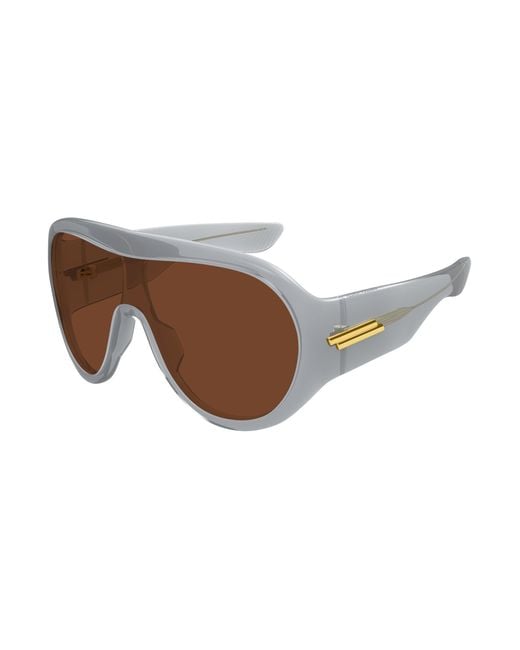 Bottega Veneta Black Bv1345S 004 Sunglasses Acetate Mask