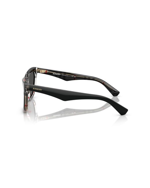 Burberry Black Be4435 412187 Sunglasses Acetate Cat Eye Normal