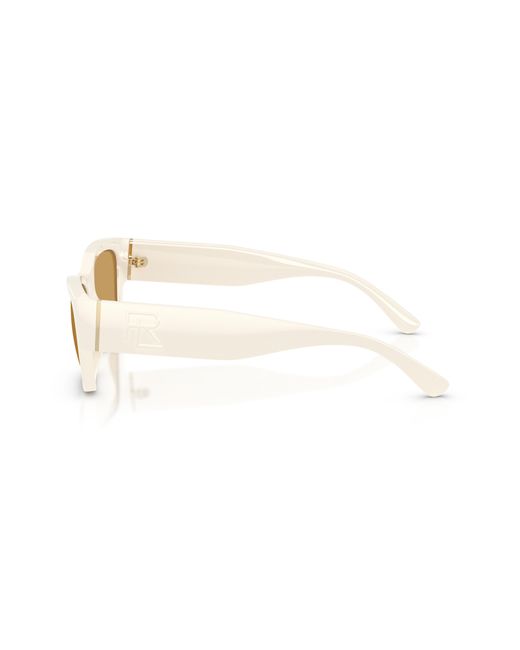 Ralph Lauren Black Rl8240U 635273 Sunglasses Injected Ocher Pillow Normal