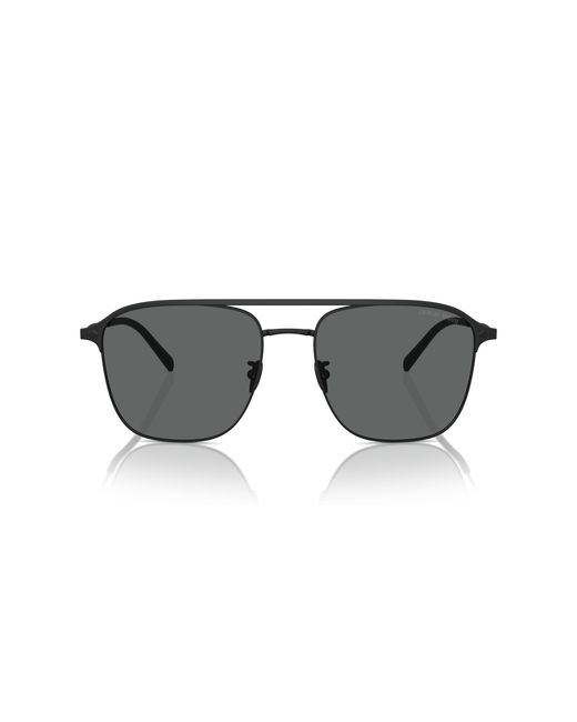 Giorgio Armani Black Ar6154 300187 Sunglasses Steel Squared Normal for men