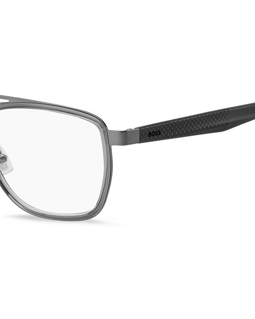 Boss Black Boss 1583 Hek Optical Frames Metal Squared for men