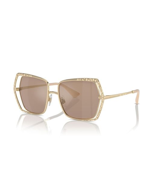 Dolce & Gabbana Black Dg2306 488/5A Sunglasses Metal Butterfly Normal