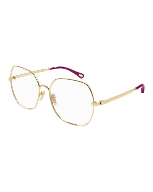 Chloé Black Ch0284O 001 Optical Frames Metal Transparent Squared