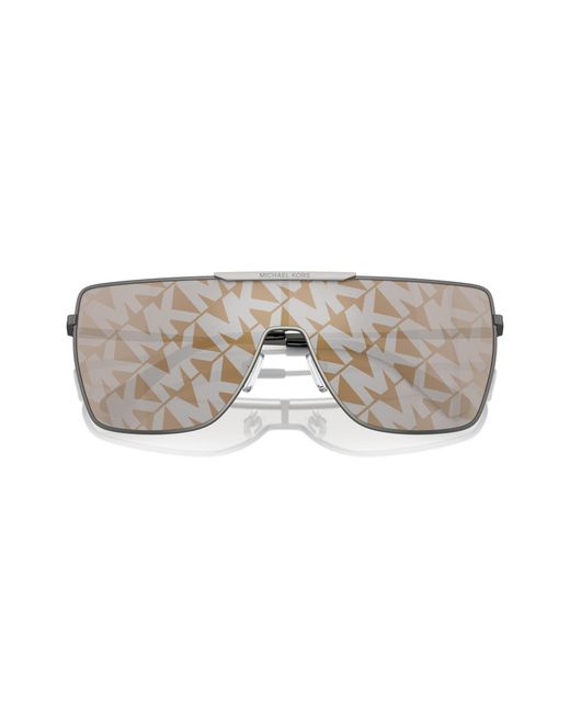 Michael Kors Black Mk1152 Snowmass 1002/E Sunglasses Metal Squared Normal Mirror for men