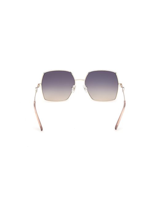 Guess Black Gu00285 59W Sunglasses Metal Squared Normal