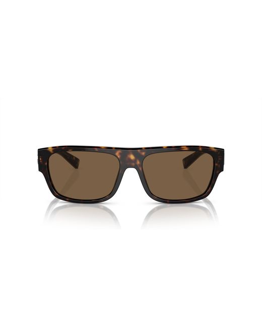 Dolce & Gabbana Black Dg4455 502/73 Sunglasses Acetate Squared Normal for men