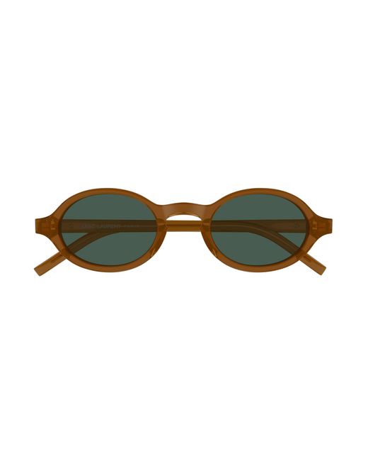 Saint Laurent Black Sl M161 004 Sunglasses Acetate Round