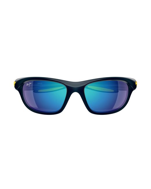 Maui Jim Black Mj0349S 003 Sunglasses Bio-Injected Squared for men