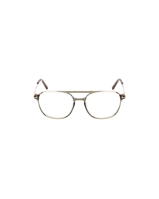 Tom Ford Black Ft5874-B 093 Optical Frames Injected Pilot Normal for men