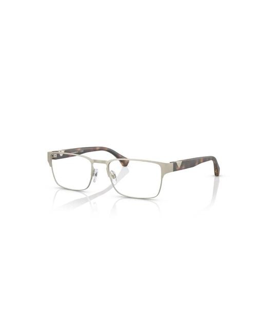 Emporio Armani Black Ea1027 3002 Optical Frames Metal Squared for men