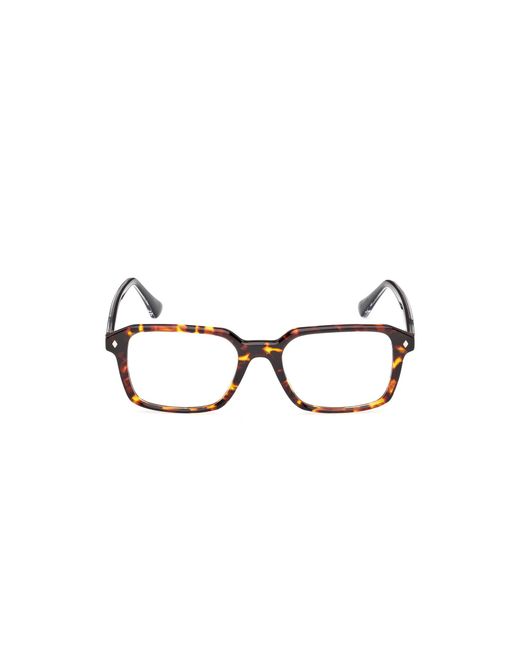 Web Black We5463 056 Optical Frames Acetate Squared Normal for men
