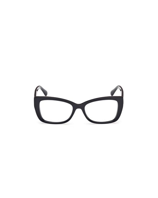 MAX&Co. Black Mo5181 001 Optical Frames Acetate Squared Normal