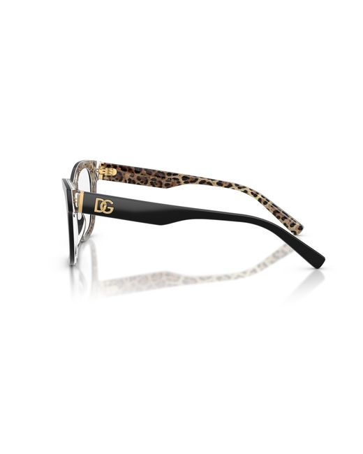 Dolce & Gabbana Black Dg3430 3299 Optical Frames Acetate Squared Normal