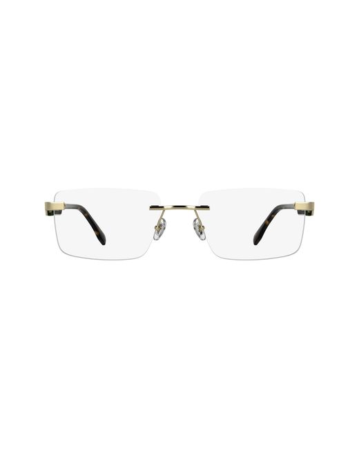 Lacoste Black 045 Optical Frames Metal Squared Normal for men